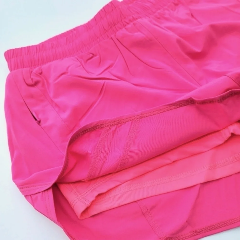 Pedigree FreeRUN High Waist Lined Shorts with Zipper Pockets | Pink